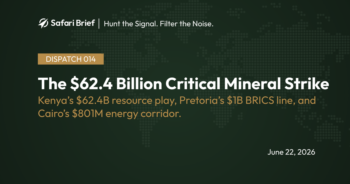 🪨 The $62.4 Billion Critical Mineral Strike