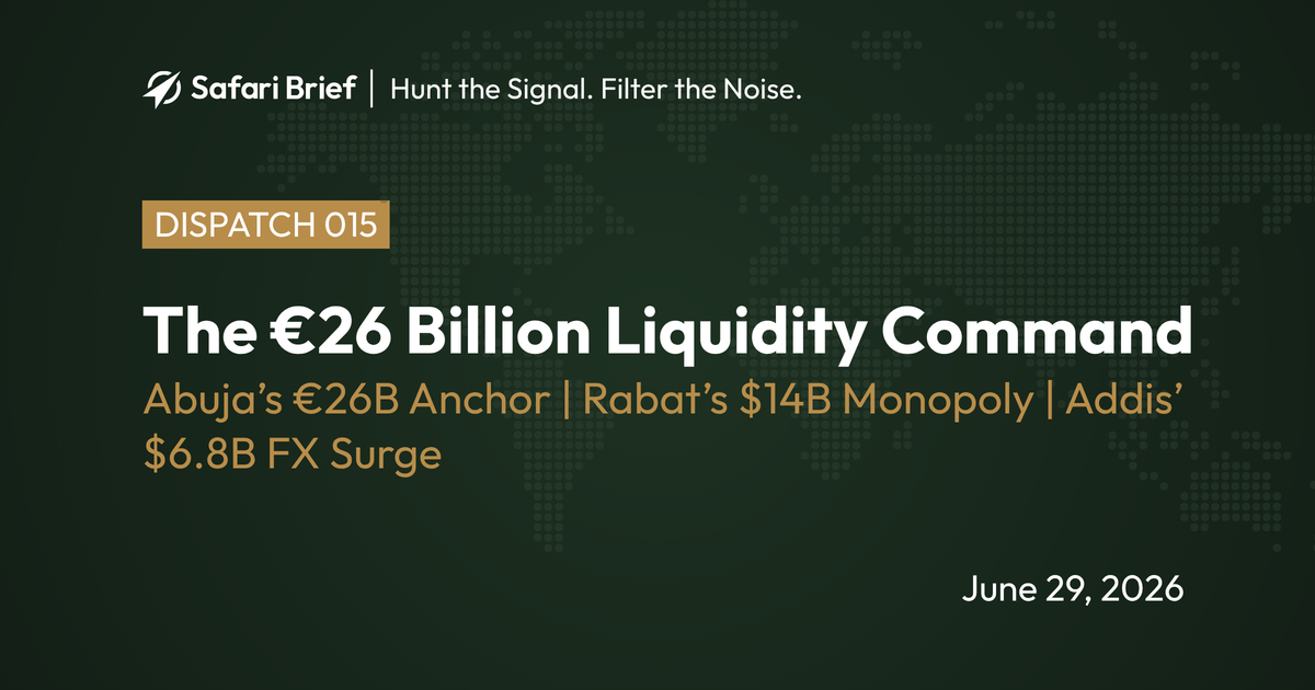 ♟️ The €26 Billion Liquidity Command