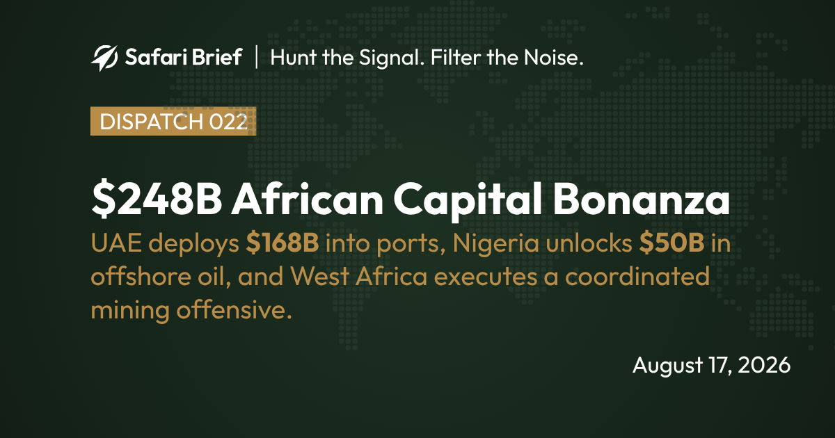 💰 $248B African Capital Bonanza