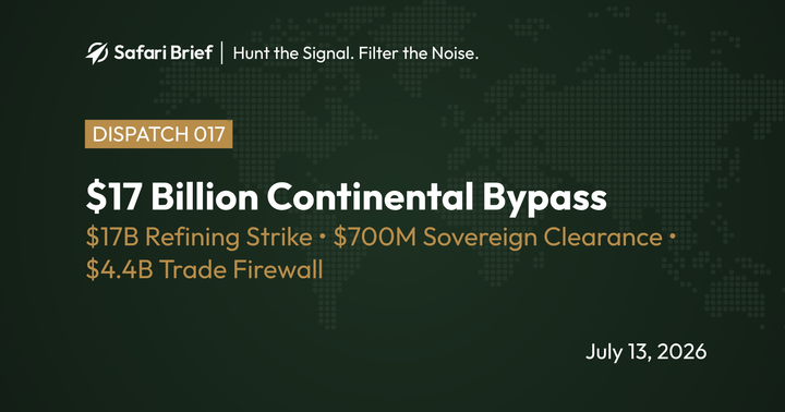 🛢️ The $17 Billion Continental Bypass